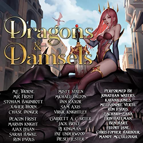 Dragons & Damsels Audiolivro Por Marvin Knight, Misty Vixen, Deacon Frost, Virgil Knightley, Michael Dalton, Dan Raxor, G