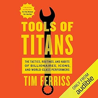 Diseño de la portada del título Tools of Titans