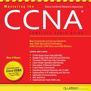 Mastering the CCNA Audiobook Audiolibro Por Christopher Parker arte de portada