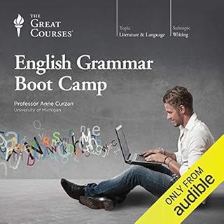 English Grammar Boot Camp Audiolibro Por Anne Curzan, The Great Courses arte de portada