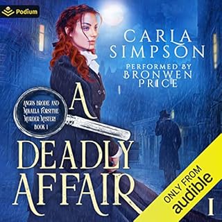 A Deadly Affair Audiolibro Por Carla Simpson arte de portada