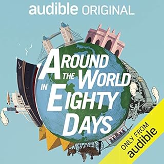 Around the World in 80 Days Audiolibro Por Jules Verne, Anna Lea - adaptation arte de portada