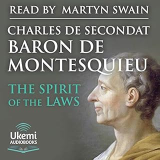 The Spirit of the Laws Audiolibro Por Charles de Secondat Baron de Montesquieu arte de portada