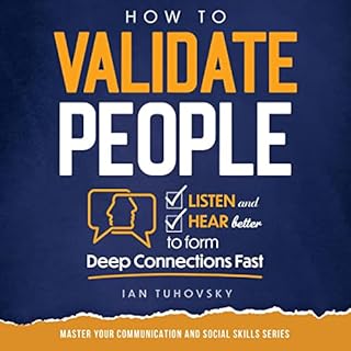 How to Validate People Audiolibro Por Ian Tuhovsky arte de portada