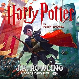 Harry Potter e a Pedra Filosofal Audiolivro Por J.K. Rowling, Lia Wyler capa