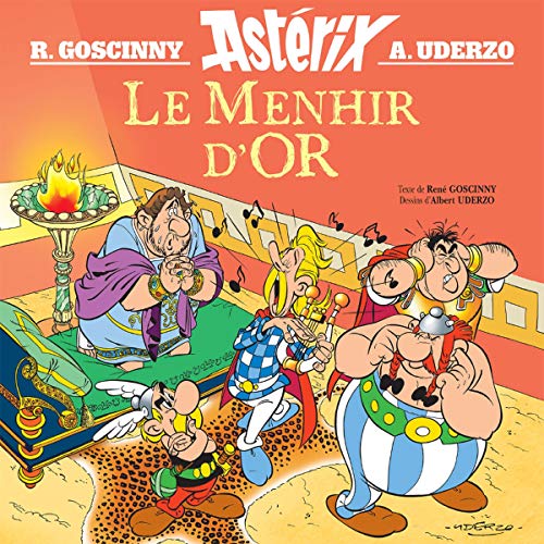 Le Menhir d'or Audiolibro Por Albert Uderzo, Ren&eacute; Goscinny arte de portada