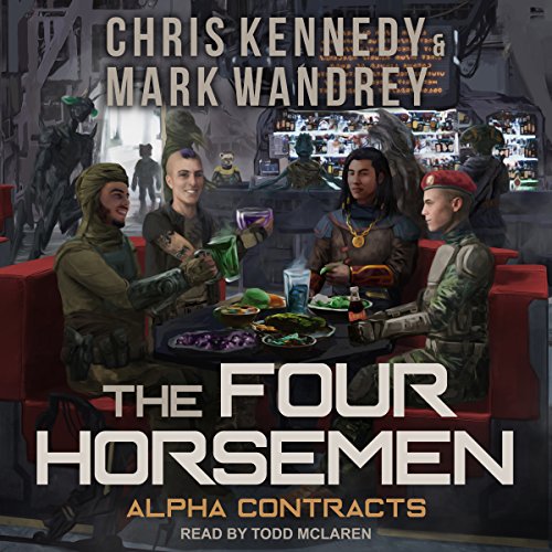 Alpha Contracts Audiolibro Por Chris Kennedy, Mark Wandrey arte de portada