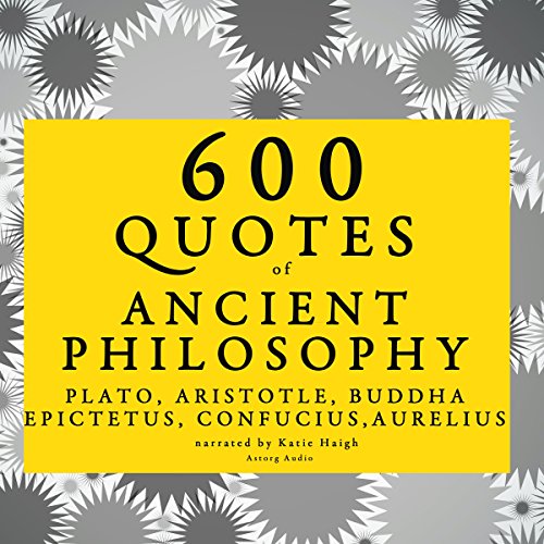 Page de couverture de 600 Quotes of Ancient Philosophy