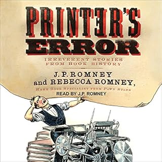 Printer's Error Audiobook By Rebecca Romney, J. P. Romney cover art