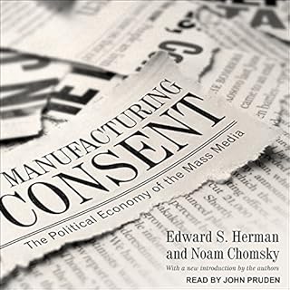 Manufacturing Consent Audiolibro Por Edward S. Herman, Noam Chomsky arte de portada