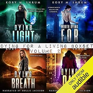 Dying for Living Boxset Vol. 2 : Books 4-7 of Dying for a Living Series (Binge Bundle) Audiolibro Por Kory M. Shrum arte de p