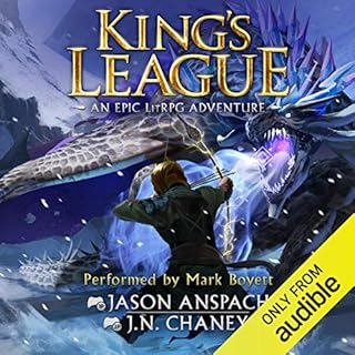 King's League Audiolibro Por Jason Anspach, JN Chaney arte de portada