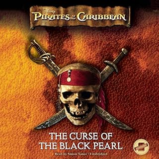 Pirates of the Caribbean: The Curse of the Black Pearl, The Junior Novelization Audiolibro Por Disney Press arte de portada