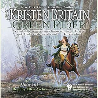 Green Rider Audiolibro Por Kristen Britain arte de portada