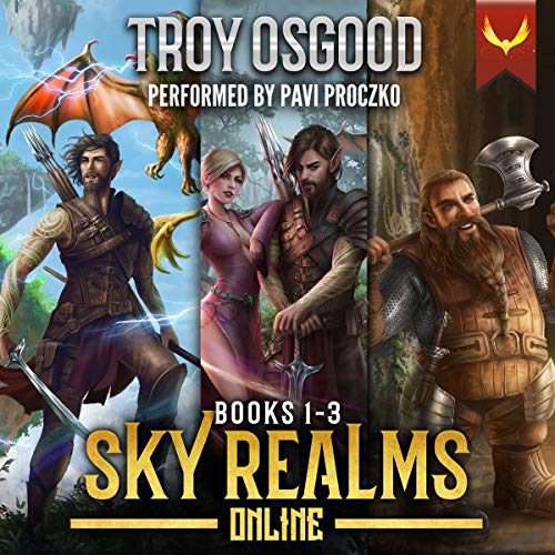 Sky Realms Online Books 1-3: A LitRPG Series Box Set Audiobook By Troy Osgood cover art