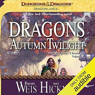 Dragons of Autumn Twilight Audiolibro Por Margaret Weis, Tracy Hickman arte de portada