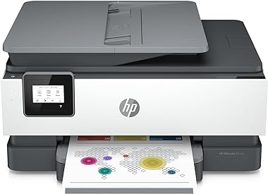 HP OfficeJet 8015e Wireless Color All-in-One Printer with 3 months of ink included