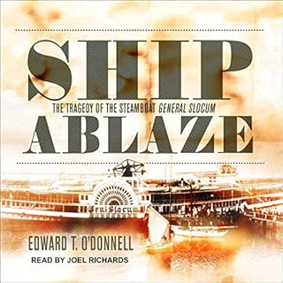 Ship Ablaze Audiolibro Por Edward T. O'Donnell arte de portada