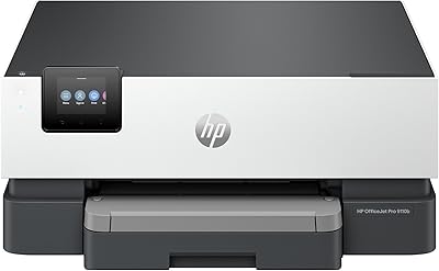 HP OfficeJet Pro 9110b Wireless Color Inkjet Printer, Print, Duplex Printing Best-for-Office (5A0S1A)
