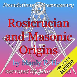 Rosicrucian and Masonic Origins Audiolibro Por Manly P. Hall arte de portada