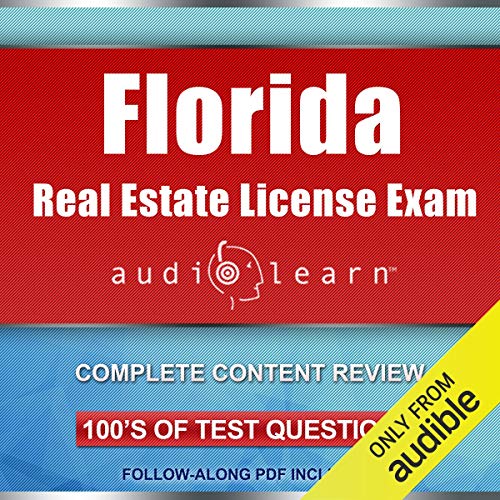 Florida Real Estate License Exam AudioLearn Audiobook By AudioLearn Content Team cover art