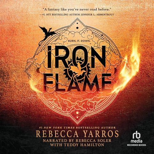 Iron Flame Audiolibro Por Rebecca Yarros arte de portada