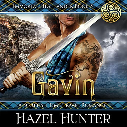 Gavin: A Scottish Time Travel Romance Audiolibro Por Hazel Hunter arte de portada