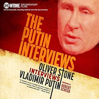 The Putin Interviews Audiolibro Por Oliver Stone arte de portada