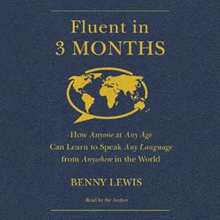 Fluent in 3 Months Audiolibro Por Benny Lewis arte de portada