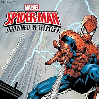 Spider-Man: Drowned in Thunder Audiolibro Por Christopher L. Bennett, Marvel arte de portada