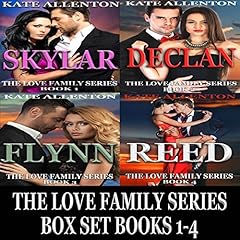 The Love Family Series Box Set, Books 1-4 Audiolibro Por Kate Allenton arte de portada