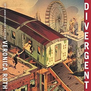 Divergent Audiolibro Por Veronica Roth arte de portada