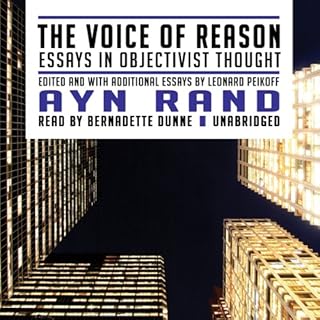 The Voice of Reason Audiolibro Por Ayn Rand, Leonard Peikoff arte de portada