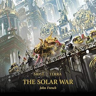 The Solar War Audiolibro Por John French arte de portada