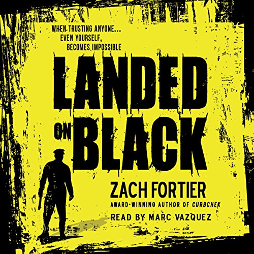 Landed on Black Audiolibro Por Zach Fortier arte de portada