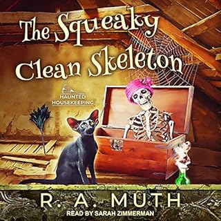 The Squeaky Clean Skeleton Audiolibro Por R.A. Muth arte de portada