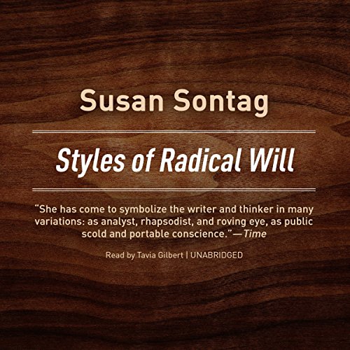 Styles of Radical Will Audiolibro Por Susan Sontag arte de portada