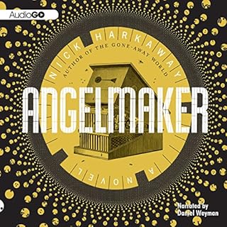 Angelmaker Audiolibro Por Nick Harkaway arte de portada