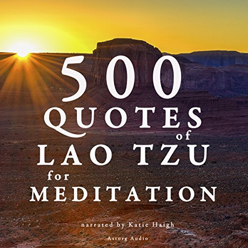 Page de couverture de 500 quotes of Lao Tsu for meditation