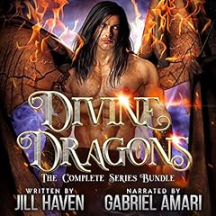 Divine Dragons Audiolibro Por Jill Haven arte de portada