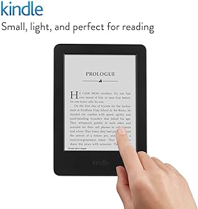 Kindle E-reader, 6&#34; Glare-Free Touchscreen Display, Wi-Fi - Includes Special Offers (Previous Generation – 7th)