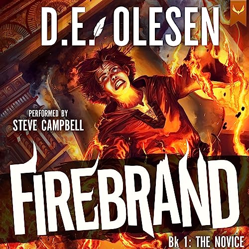 Firebrand: The Novice Audiolibro Por D.E. Olesen arte de portada