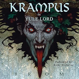 Krampus Audiolibro Por Brom arte de portada