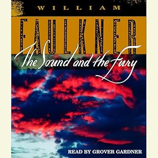 The Sound and the Fury Audiolibro Por William Faulkner arte de portada