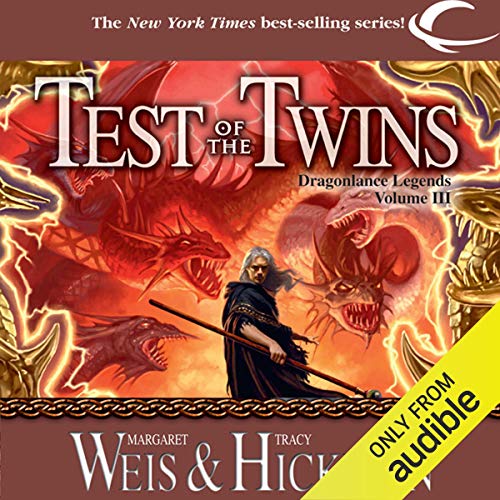 Diseño de la portada del título Test of the Twins