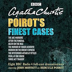 Poirot's Finest Cases Audiolibro Por Agatha Christie arte de portada