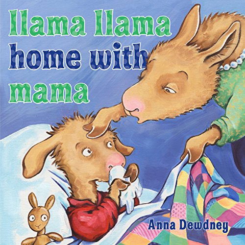 Llama Llama Home with Mama Audiolibro Por Anna Dewdney arte de portada