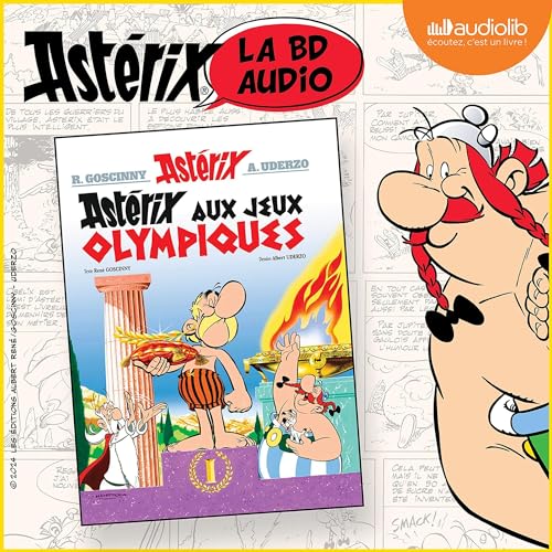 Ast&eacute;rix aux Jeux Olympiques Audiolibro Por Albert Uderzo, Ren&eacute; Goscinny arte de portada