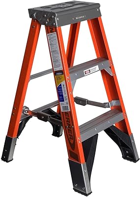 Werner (7403) Premium Step Ladder, Fiberglass