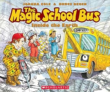 Paperback The Magic School Bus Inside the Earth (Magic School Bus) Book